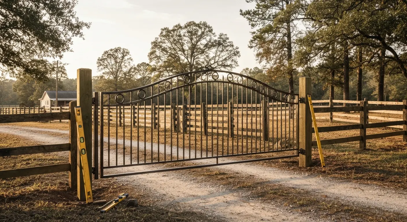 Custom gate installation