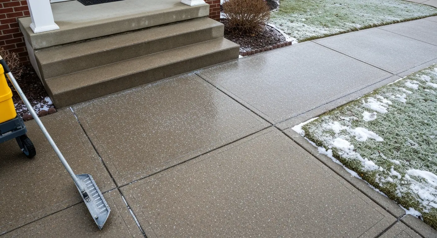 Ice melt treatment application