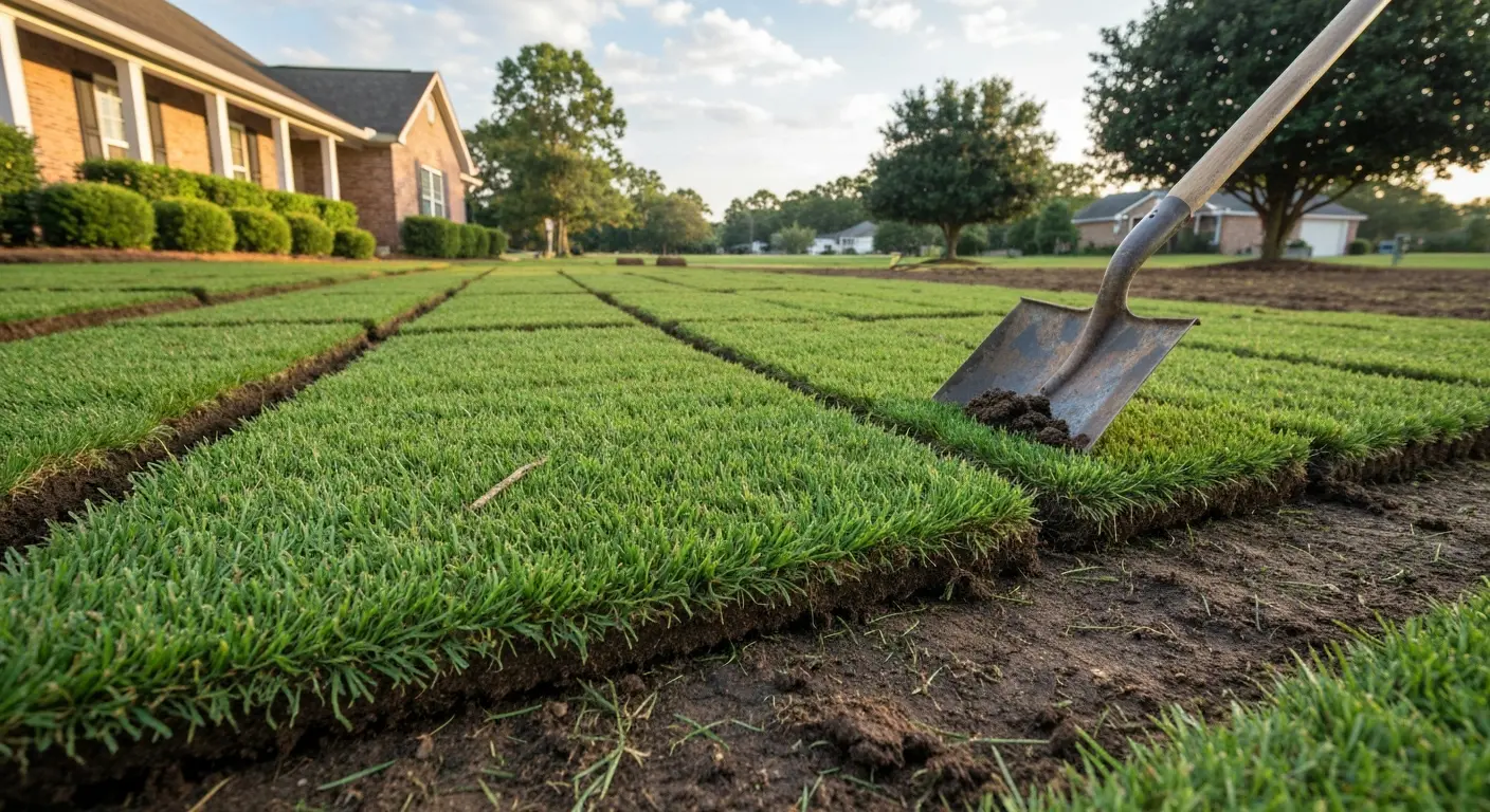 Sod installation and grass work