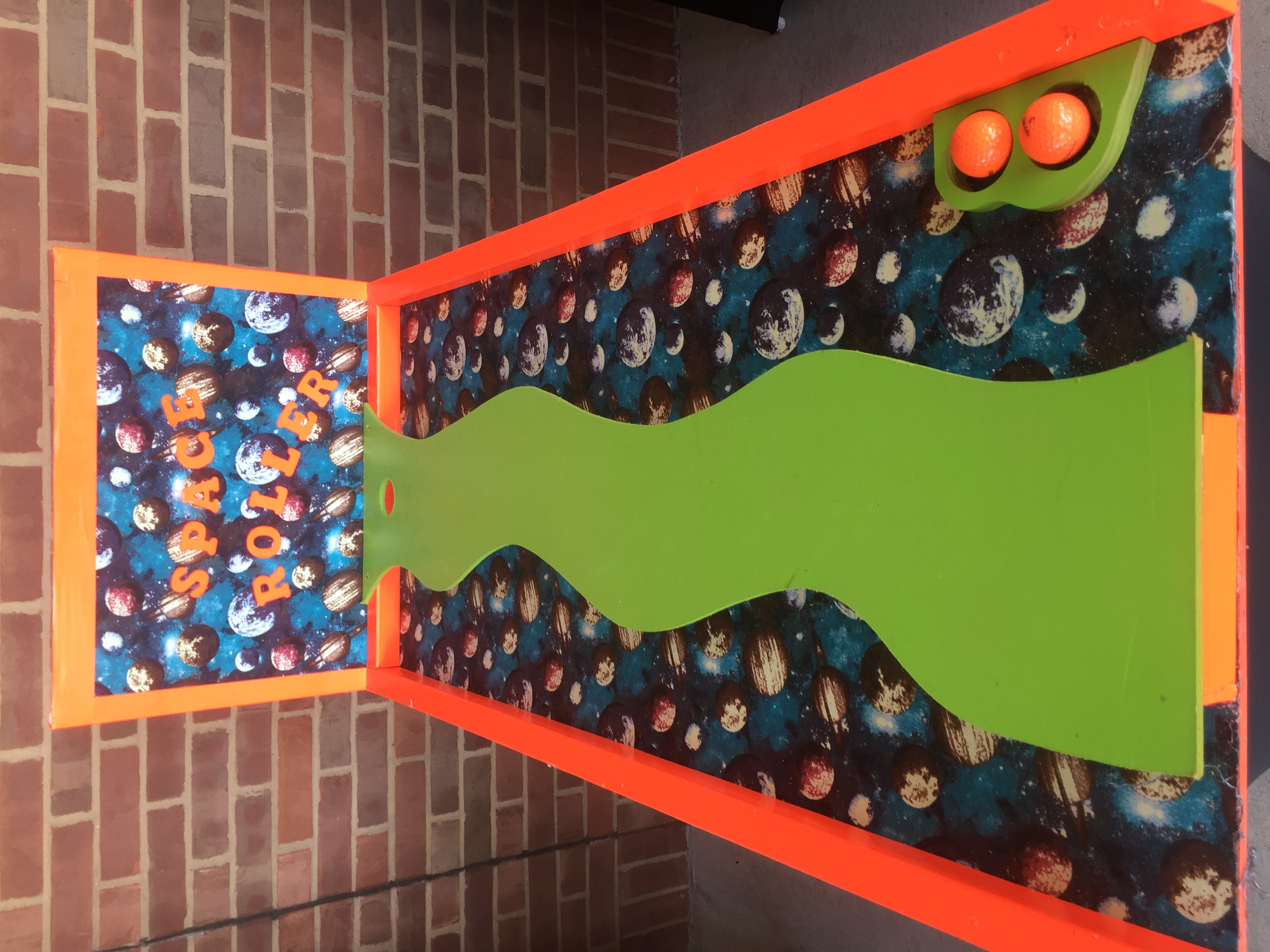 Space Roller interactive game.
