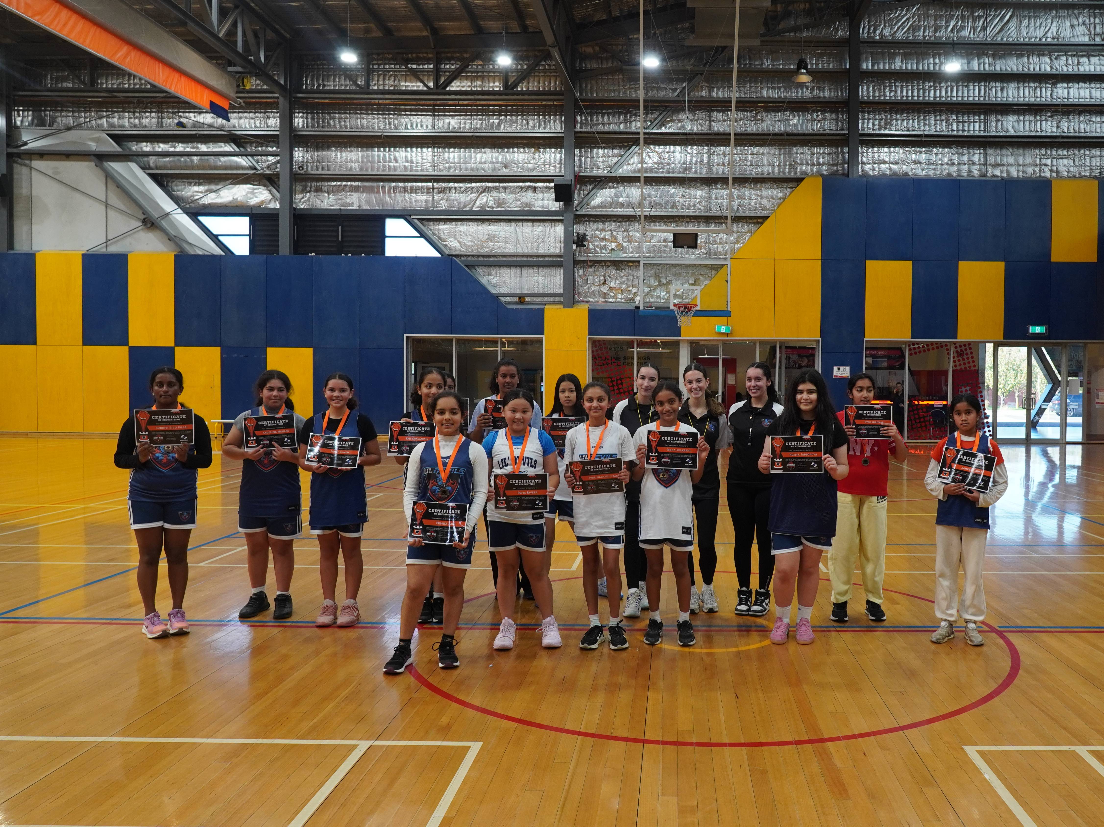 Lil Devils basketball training