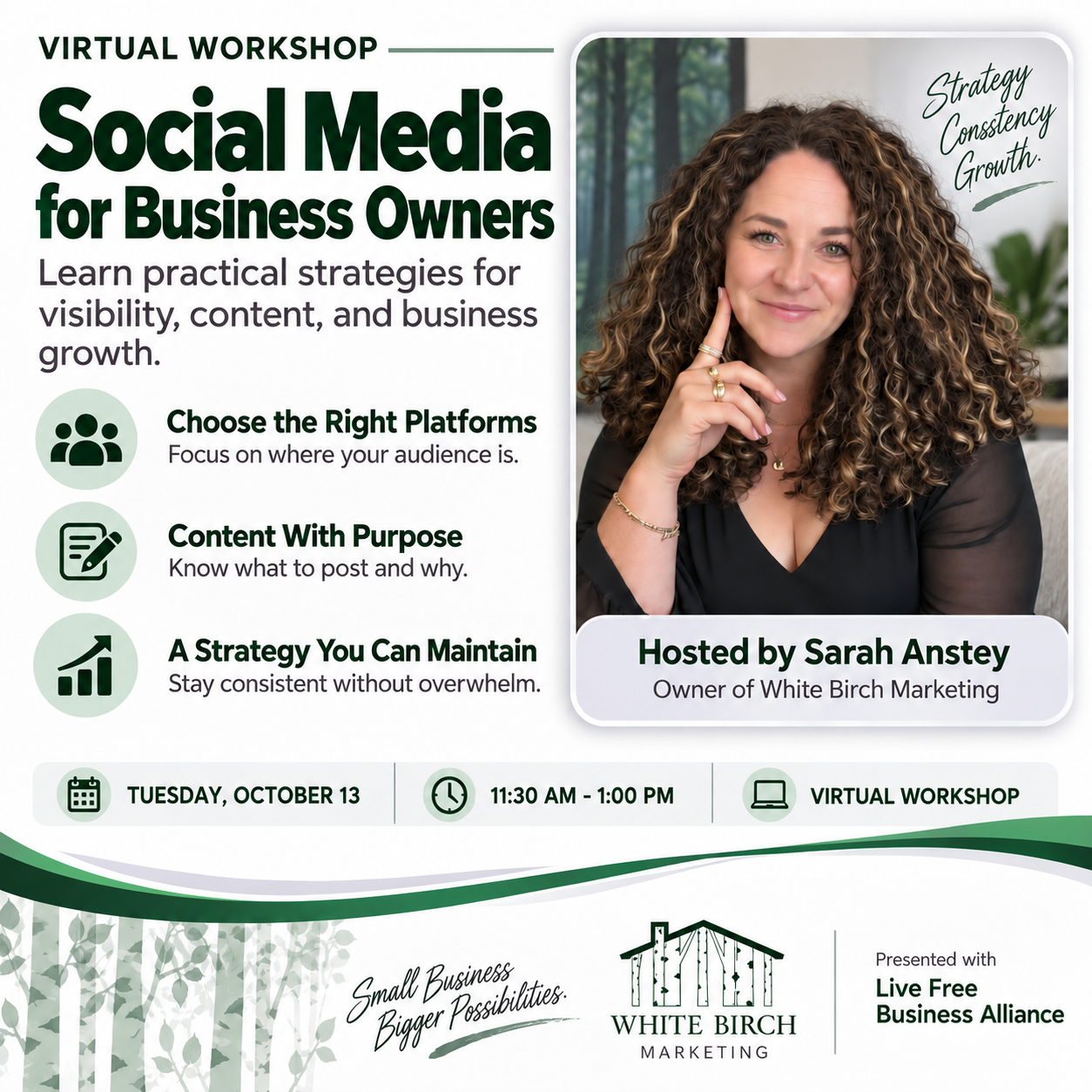 Social Media for Business Owners with Sarah Anstey