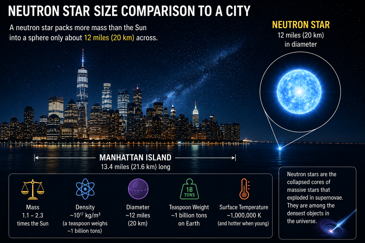 city comparison to neutron stars city comparison to neutron stars