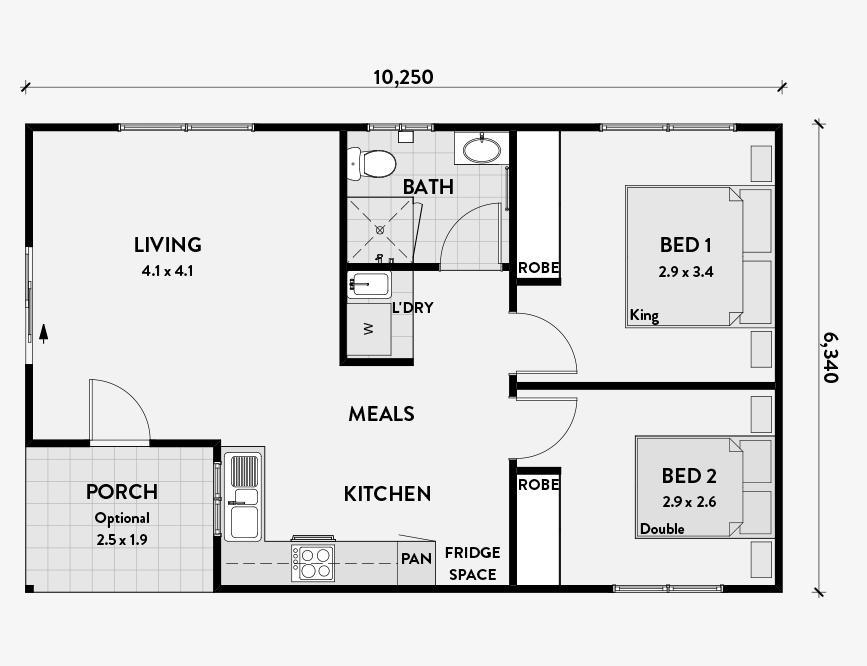 The Belmont Plus floor plan
