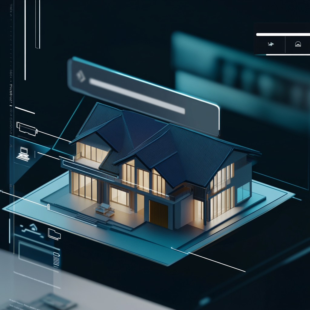 AI technology evaluating a property to provide competitive cash offers from multiple investors through REDBO's advanced system.