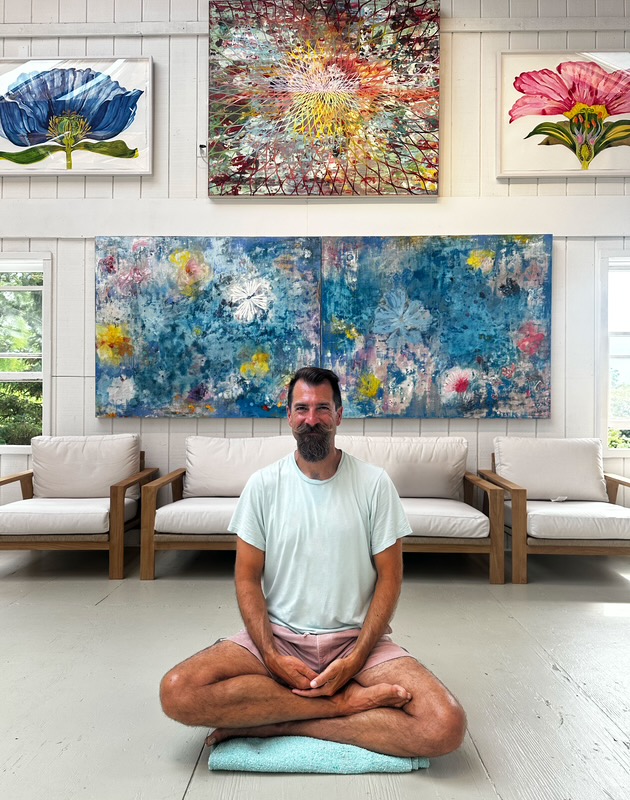 Craig O'Brien leading a breathwork session
