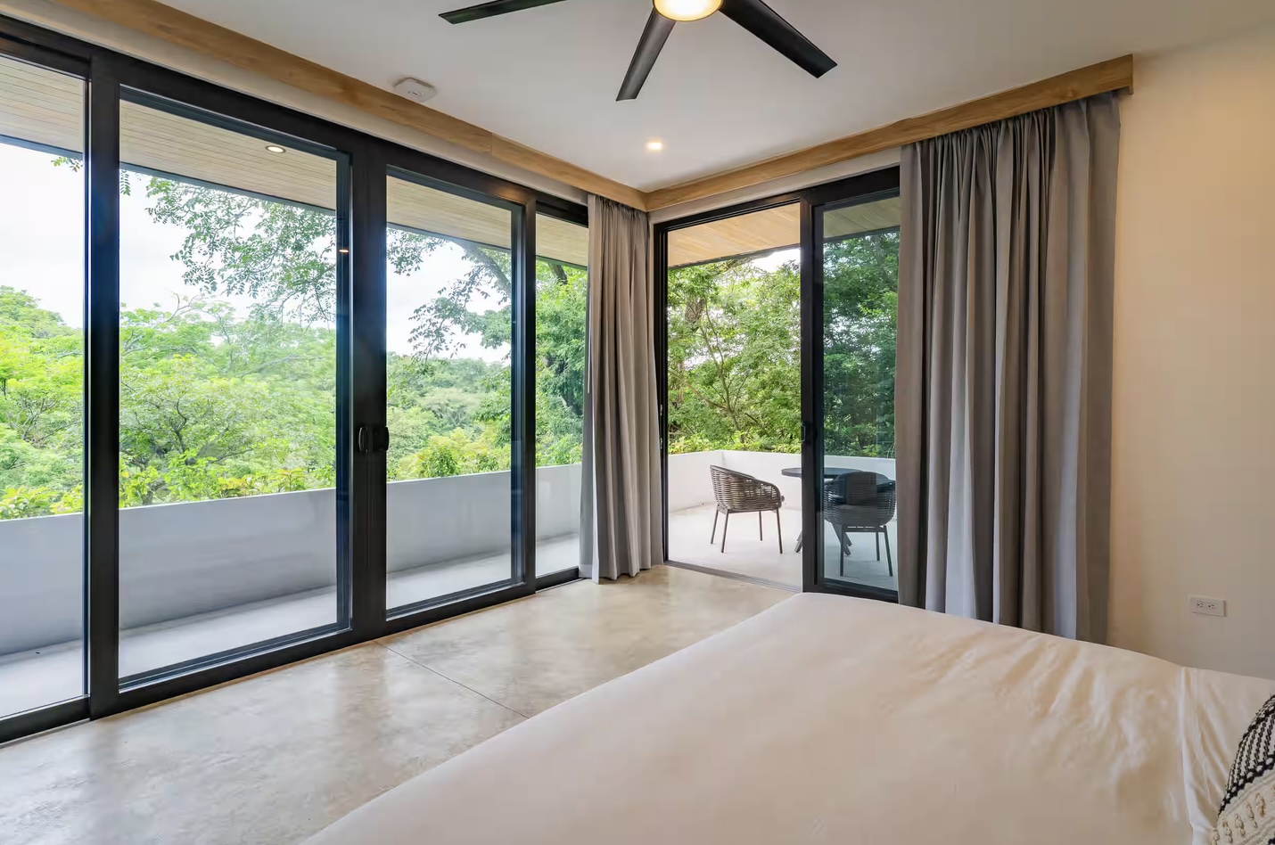 Bedroom at the retreat home
