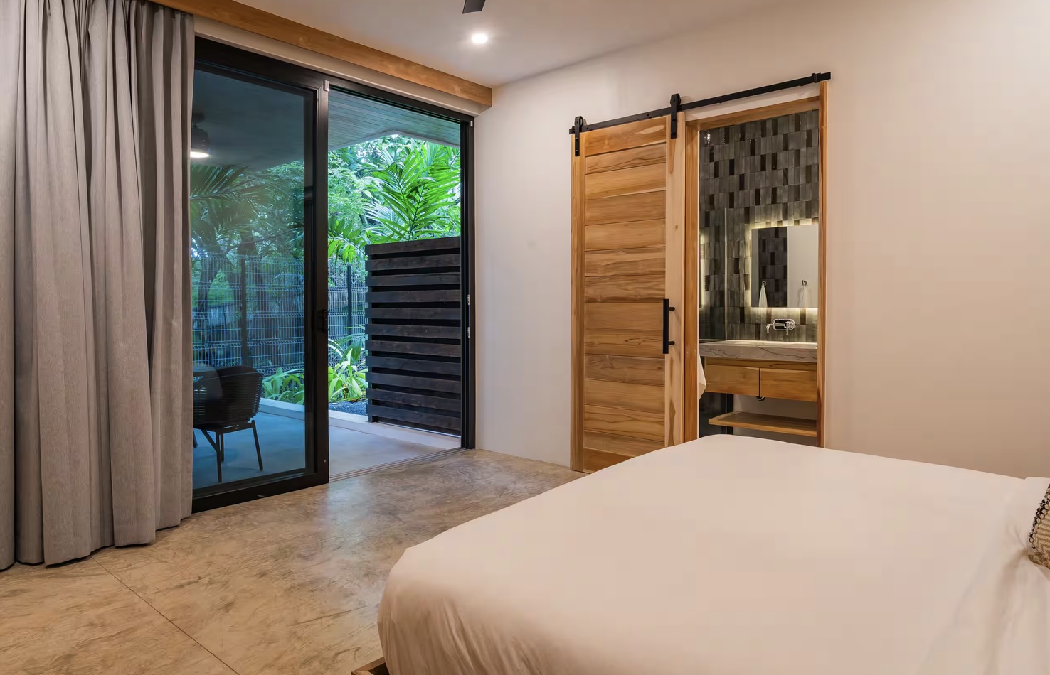 Bedroom at the retreat home