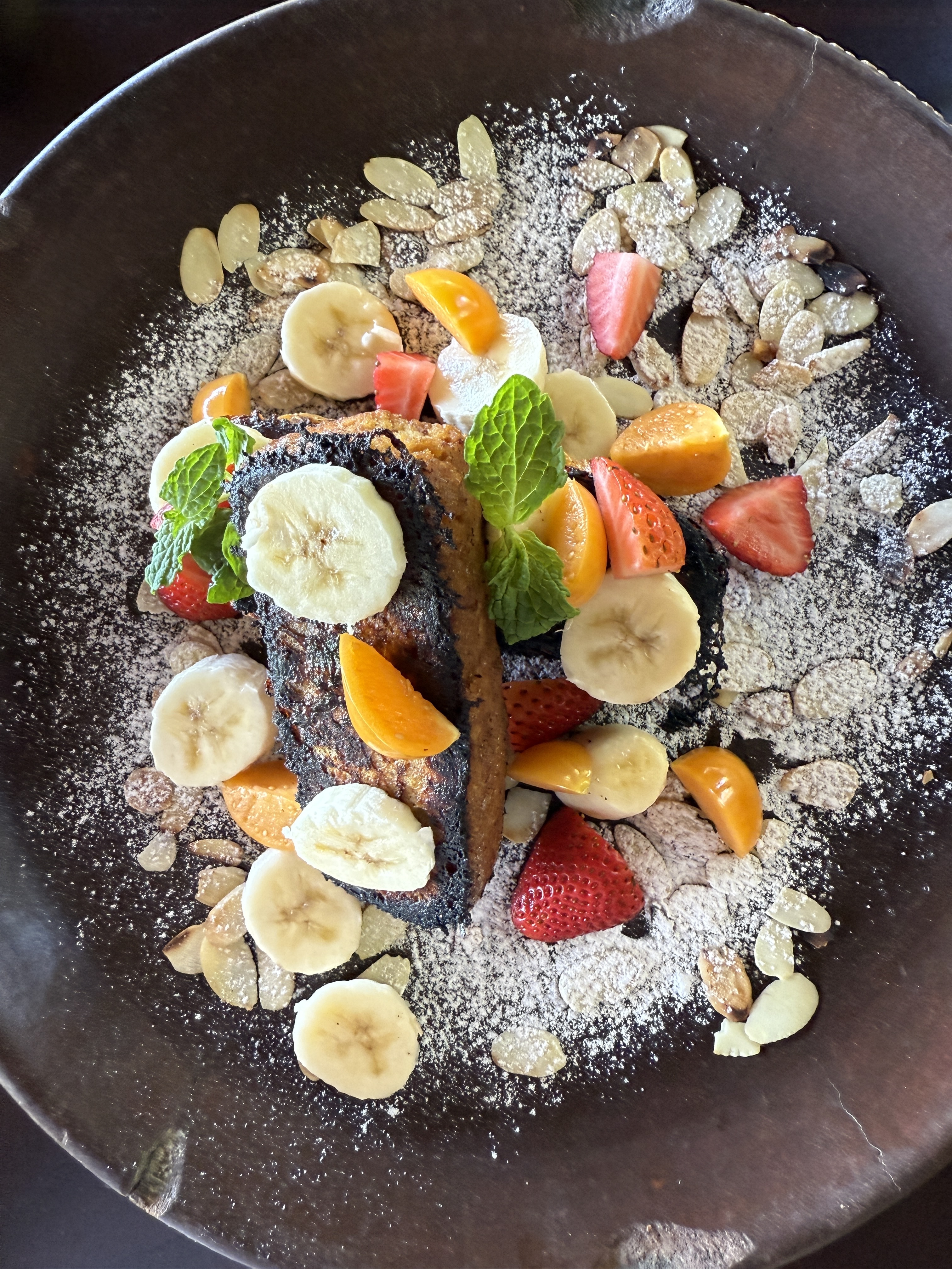 Fresh organic meal prepared by the private chef