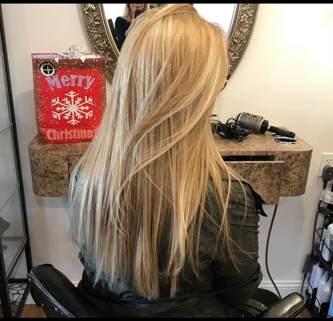 Women's hair style at Salon Eastport