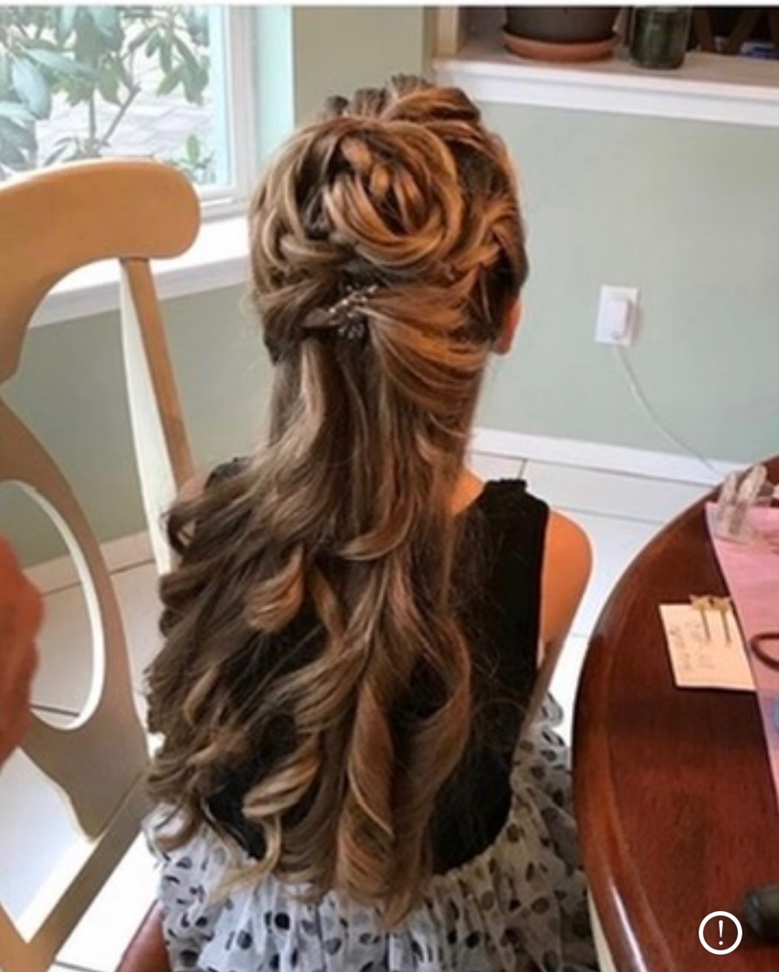 Bridal and prom updo style at Salon Eastport