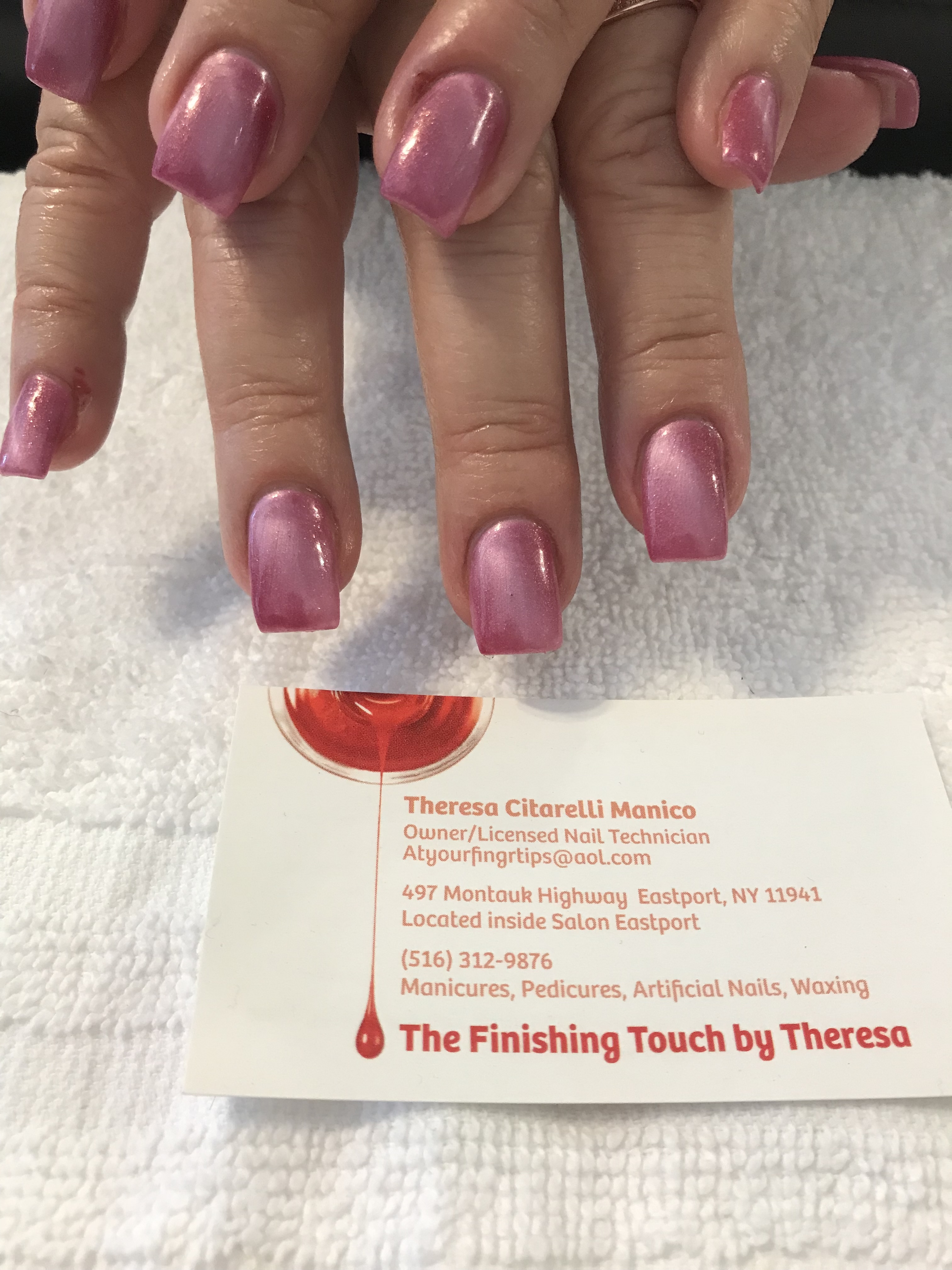 Nail design by Theresa Citarelli at Salon Eastport