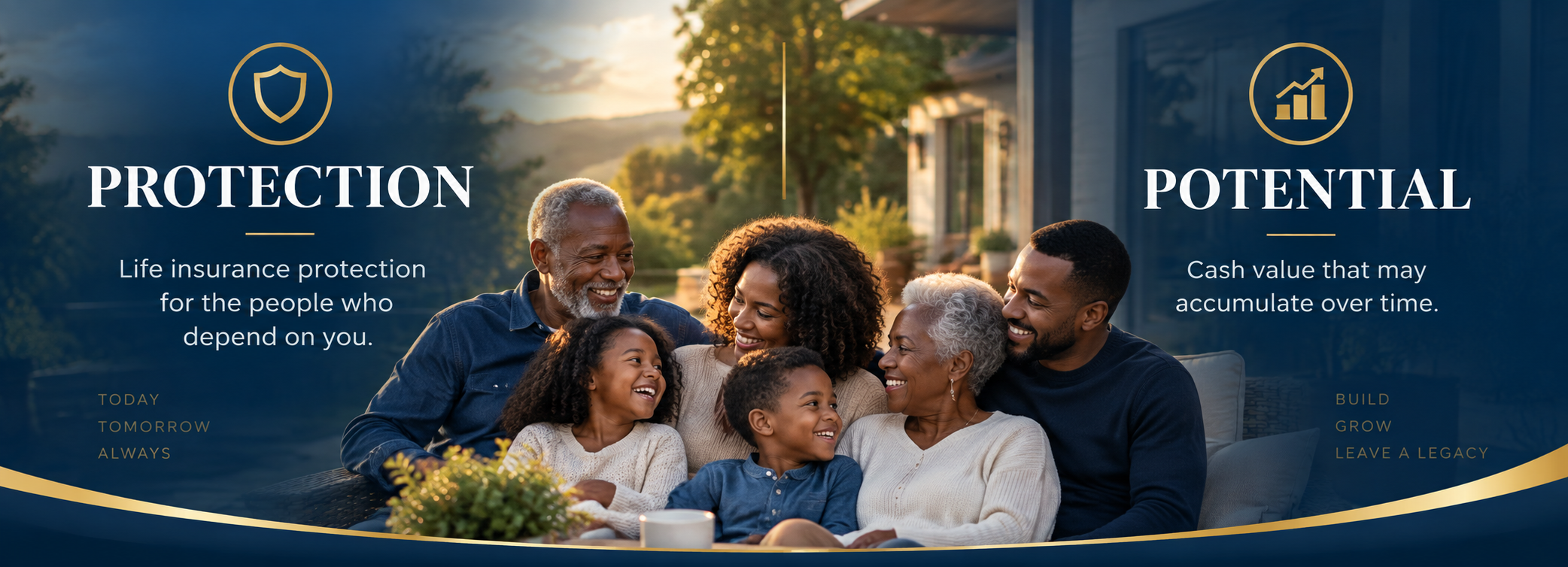 Life insurance protection for the people who depend on you. Life insurance protection for the people who depend on you.