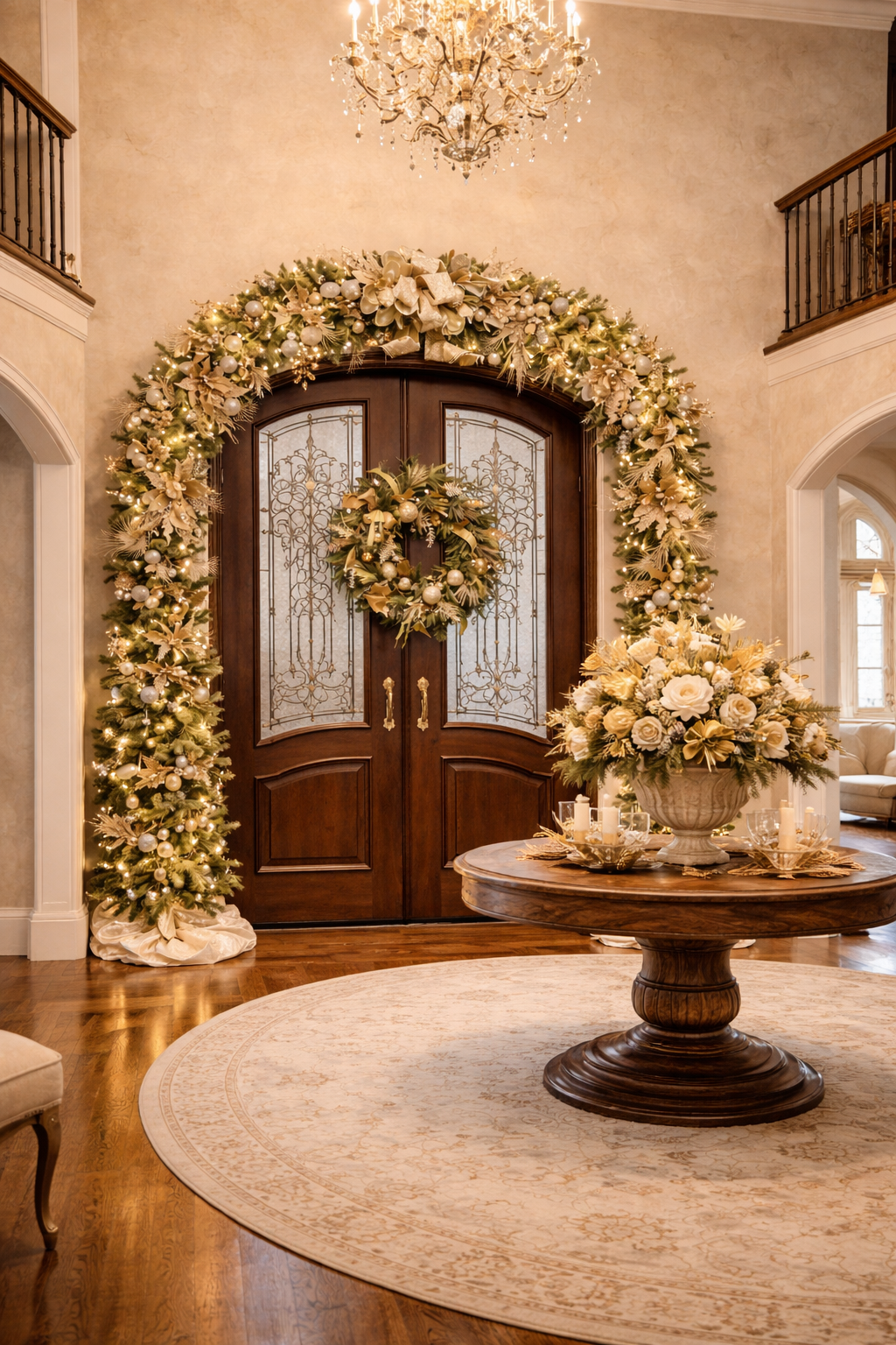 Luxury holiday living room