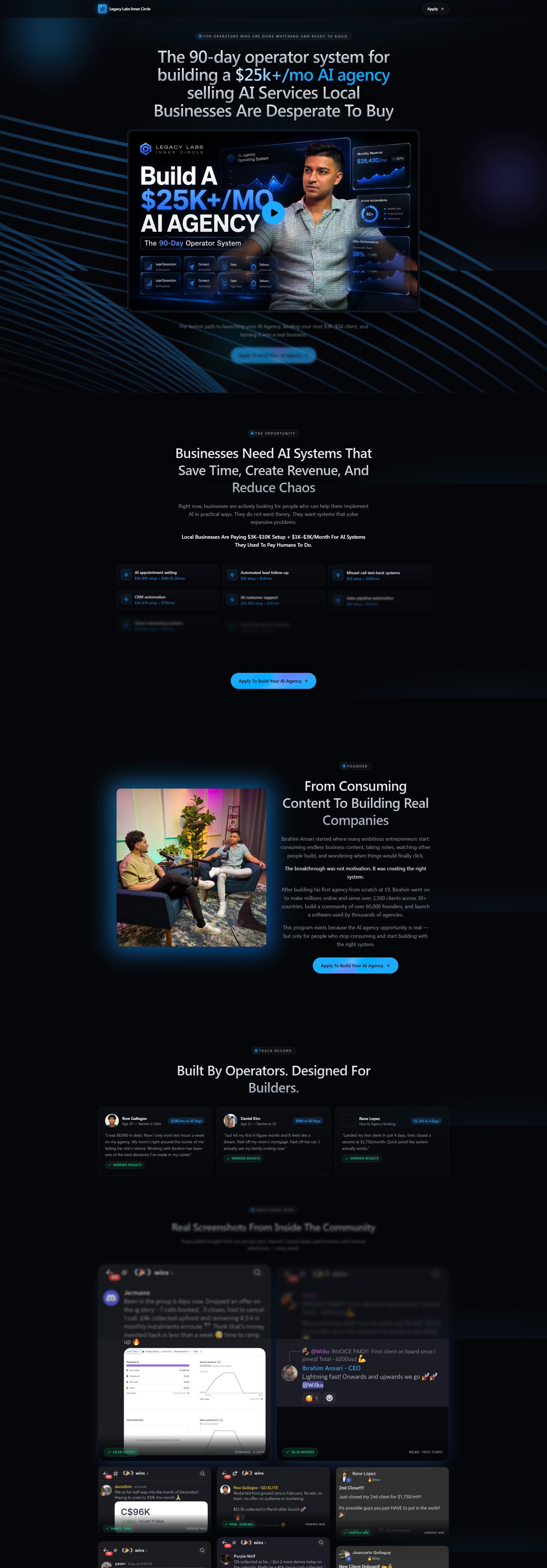 Systemlabs landing page
