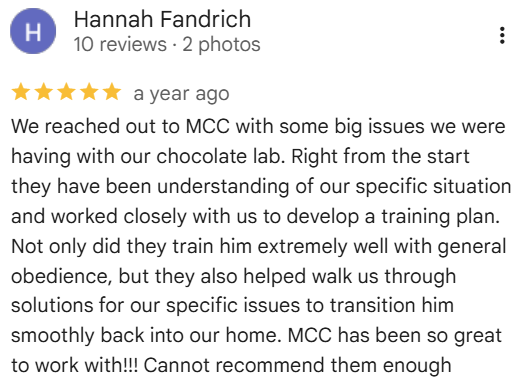 Customer review