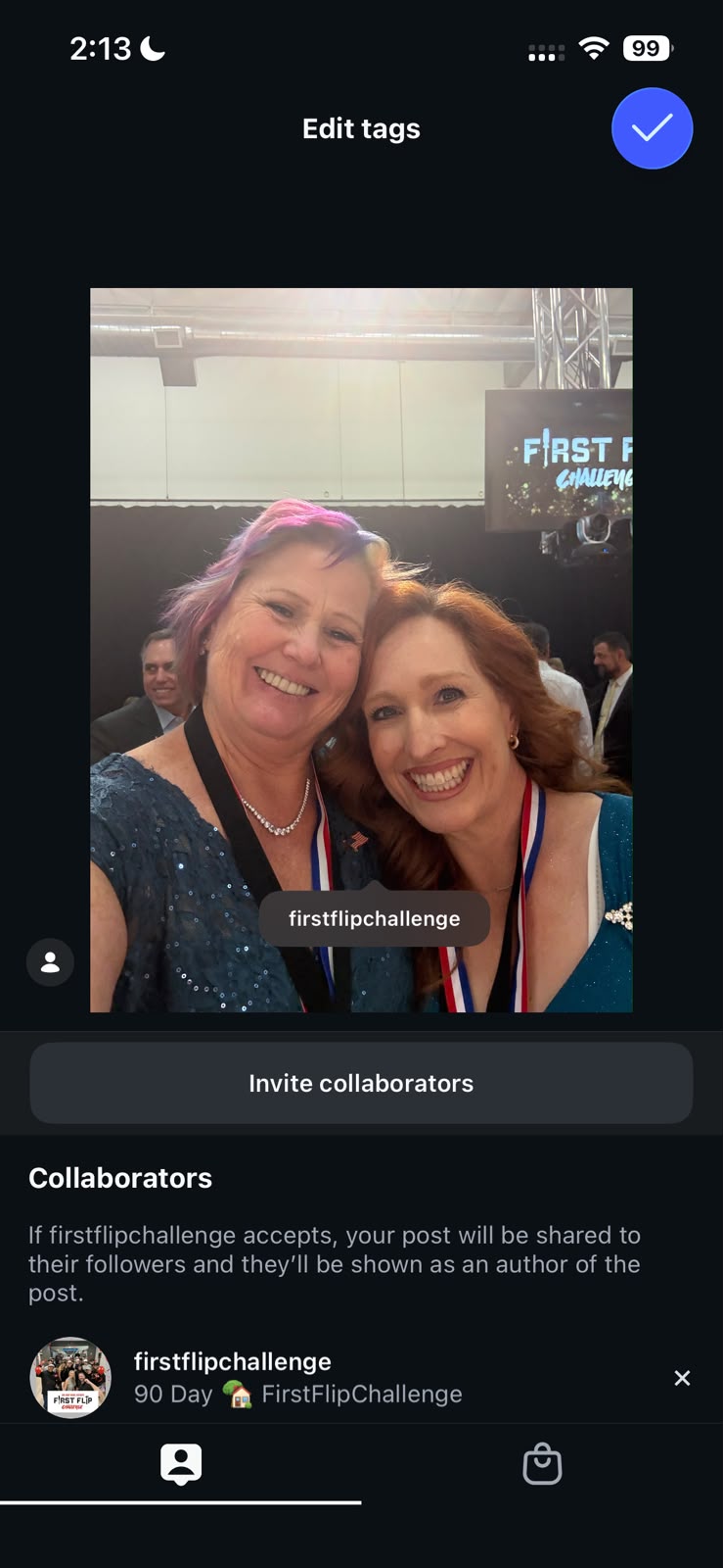 Instagram Invite Collaborators option