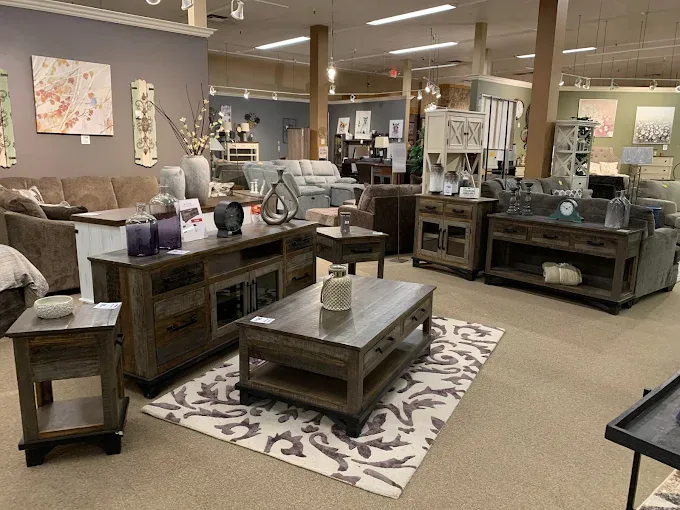 Inside the Furnish 123 showroom