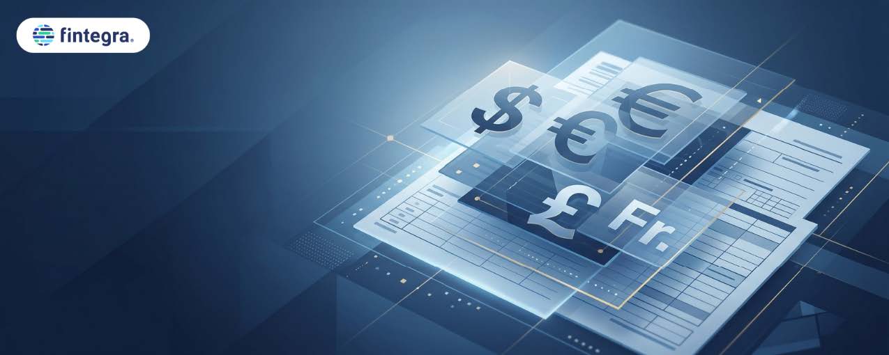 Digitale Illustration zur steuerlichen Behandlung von Fremdwährungsfestgeld nach § 20 EStG mit Währungssymbolen und Finanzdokumenten