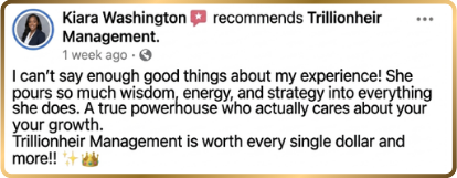 Trillionheir Management client success story 4