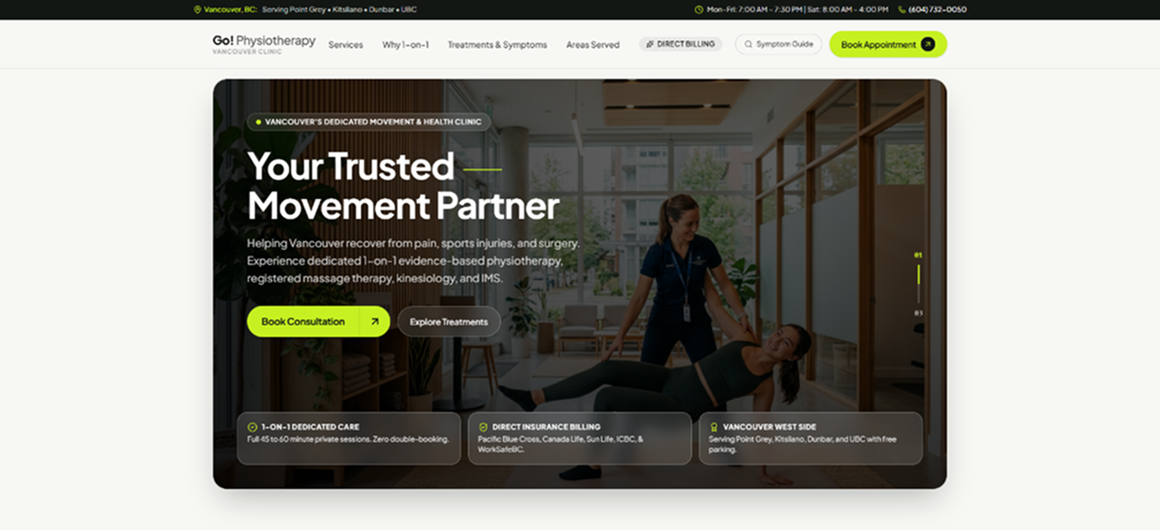Your Path Back to Movement, Websites