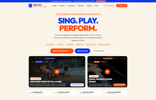 From First Note to Centre Stage, Funnels