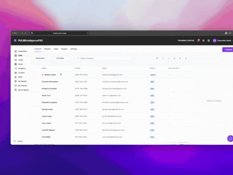 simple crm inide pwru