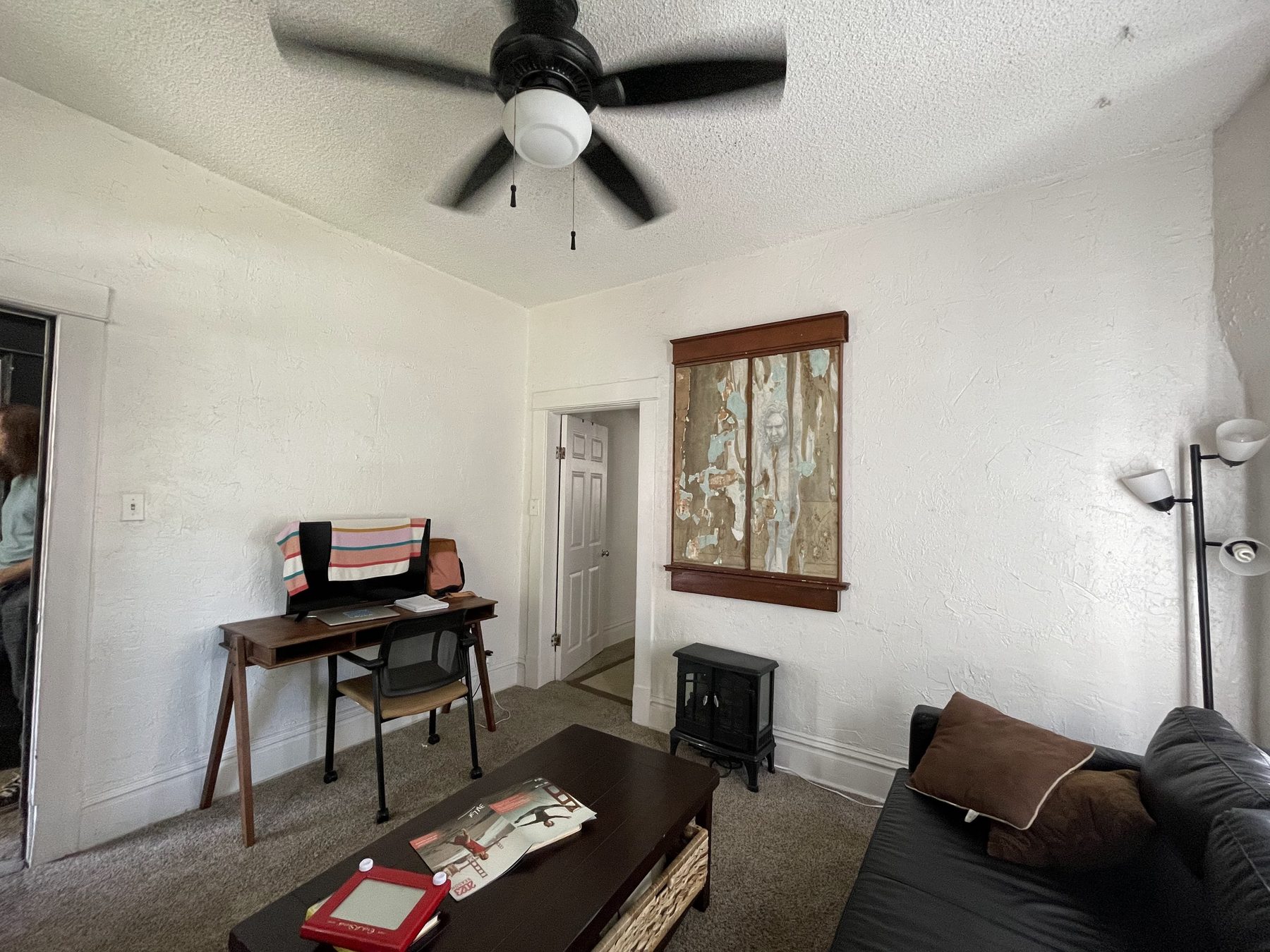 Unit 1 before: the original living area