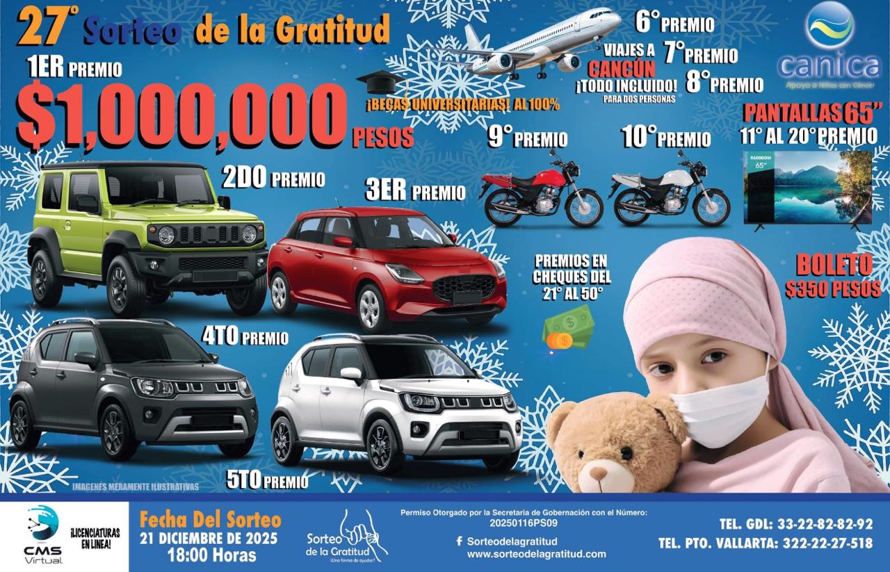 Imagen del boleto del 25 Sorteo de la Gratitud CANICA