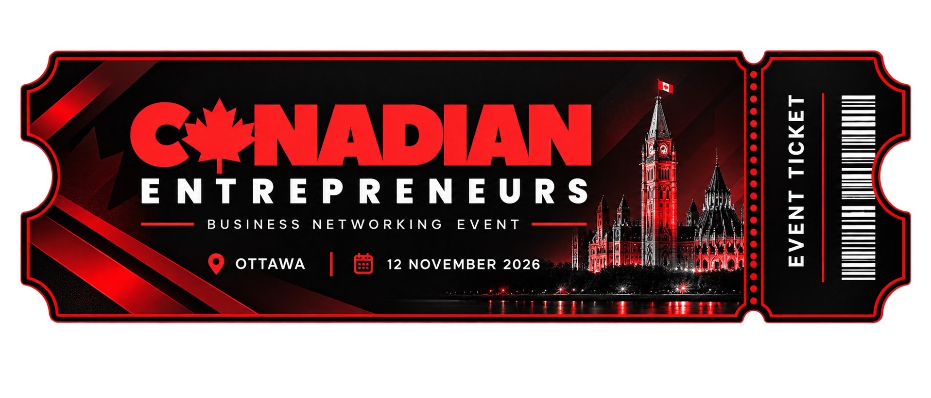 Canadian Entrepreneurs Ottawa — November 12th, 2026 Ticket