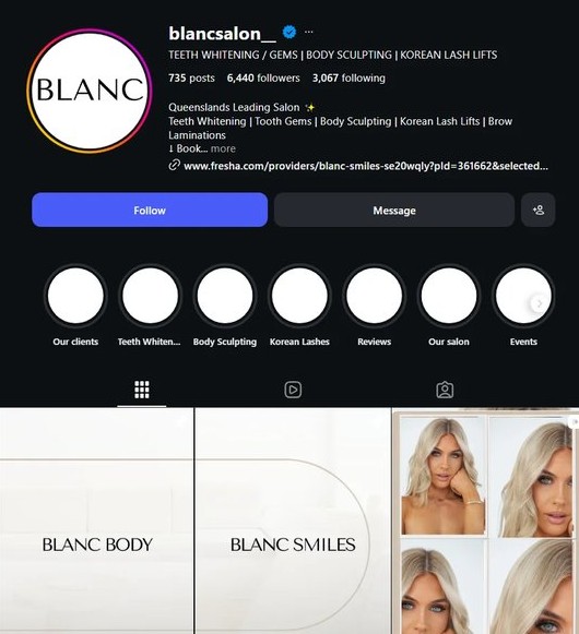 Blanc Salon, Surfers Paradise