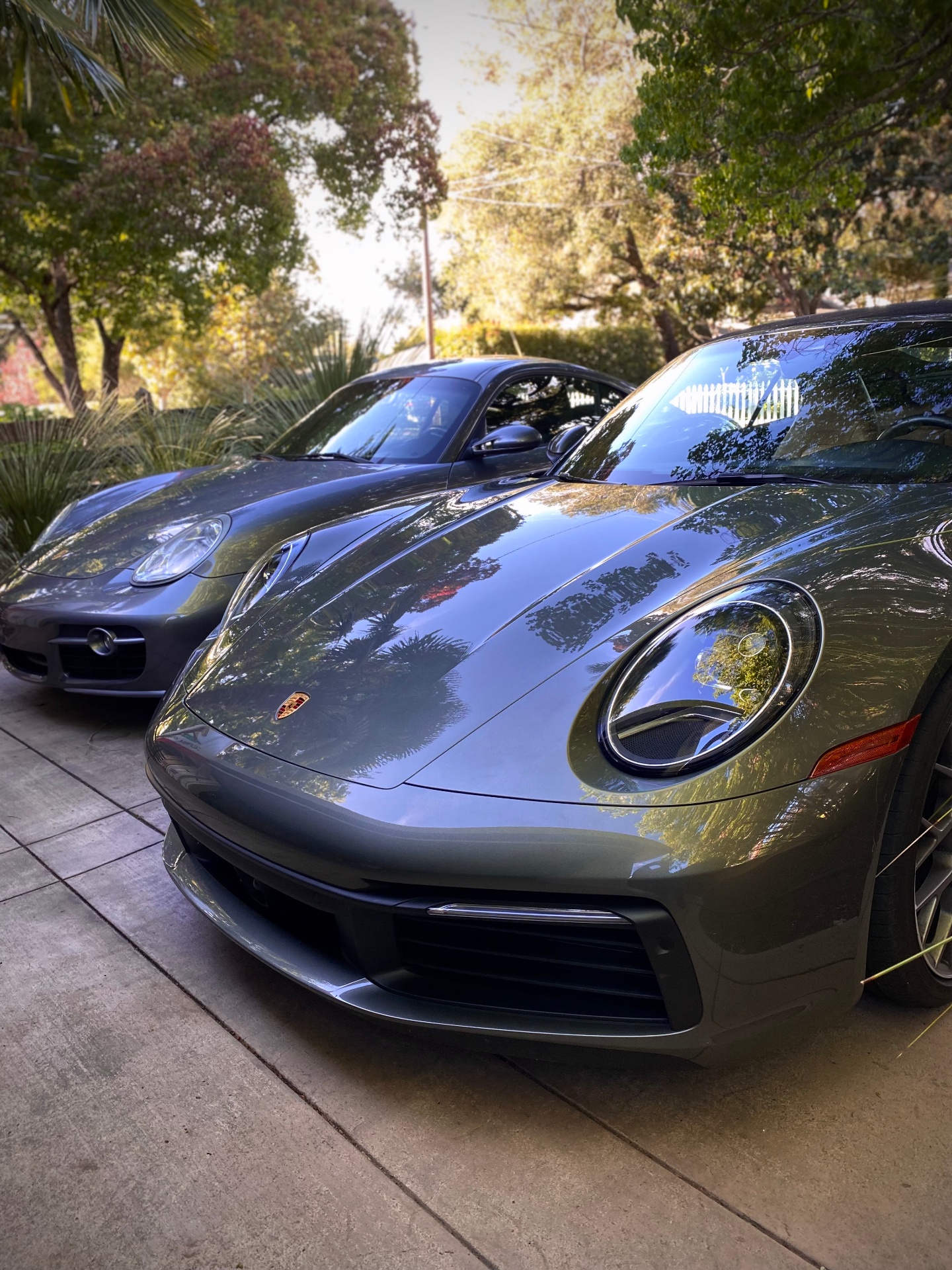 Freshly detailed Porsches - Desert Best Mobile Detailing