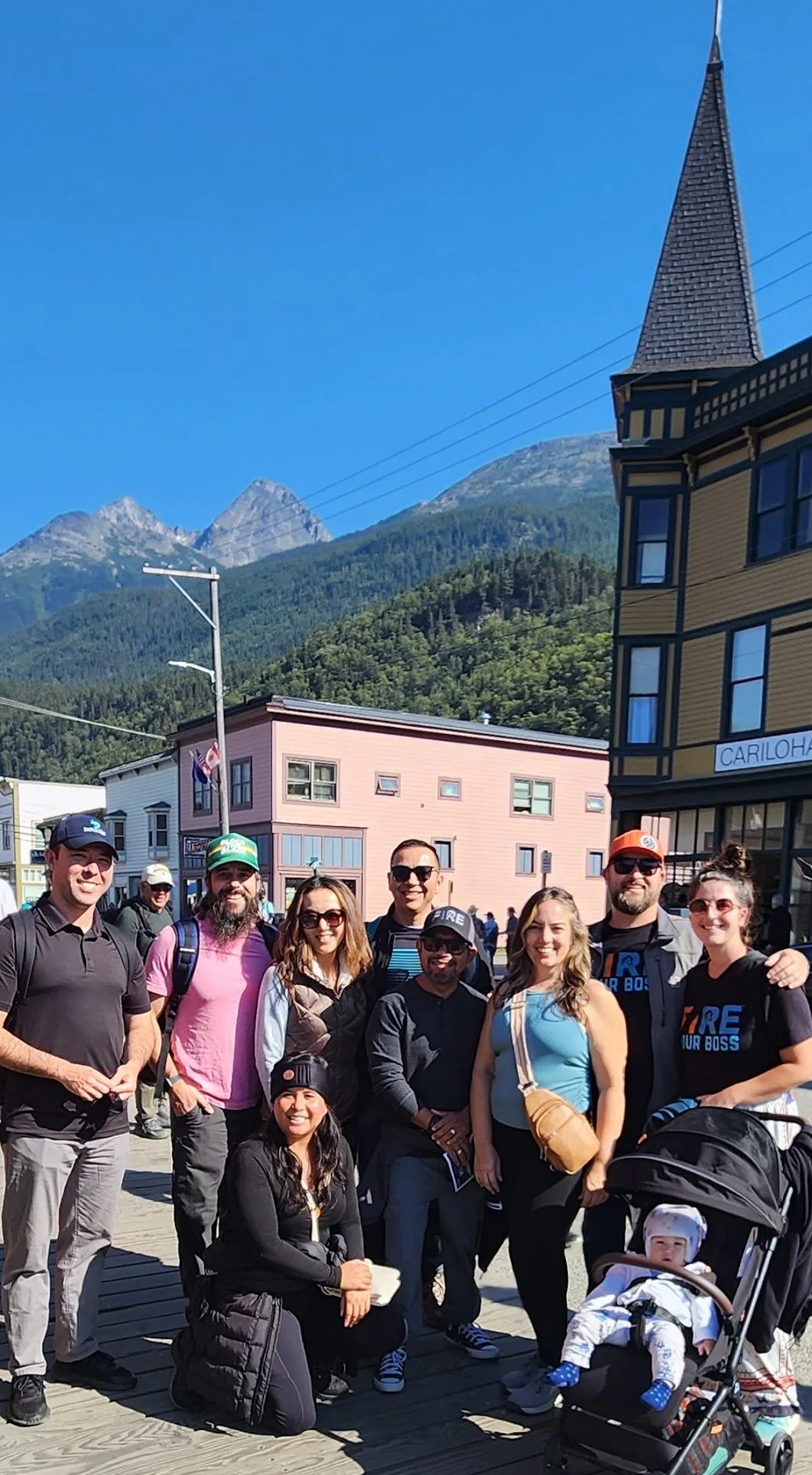 FIRE Center members on an Alaska cruise excursion