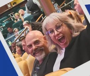 FIRE Center cruise theater candid photo