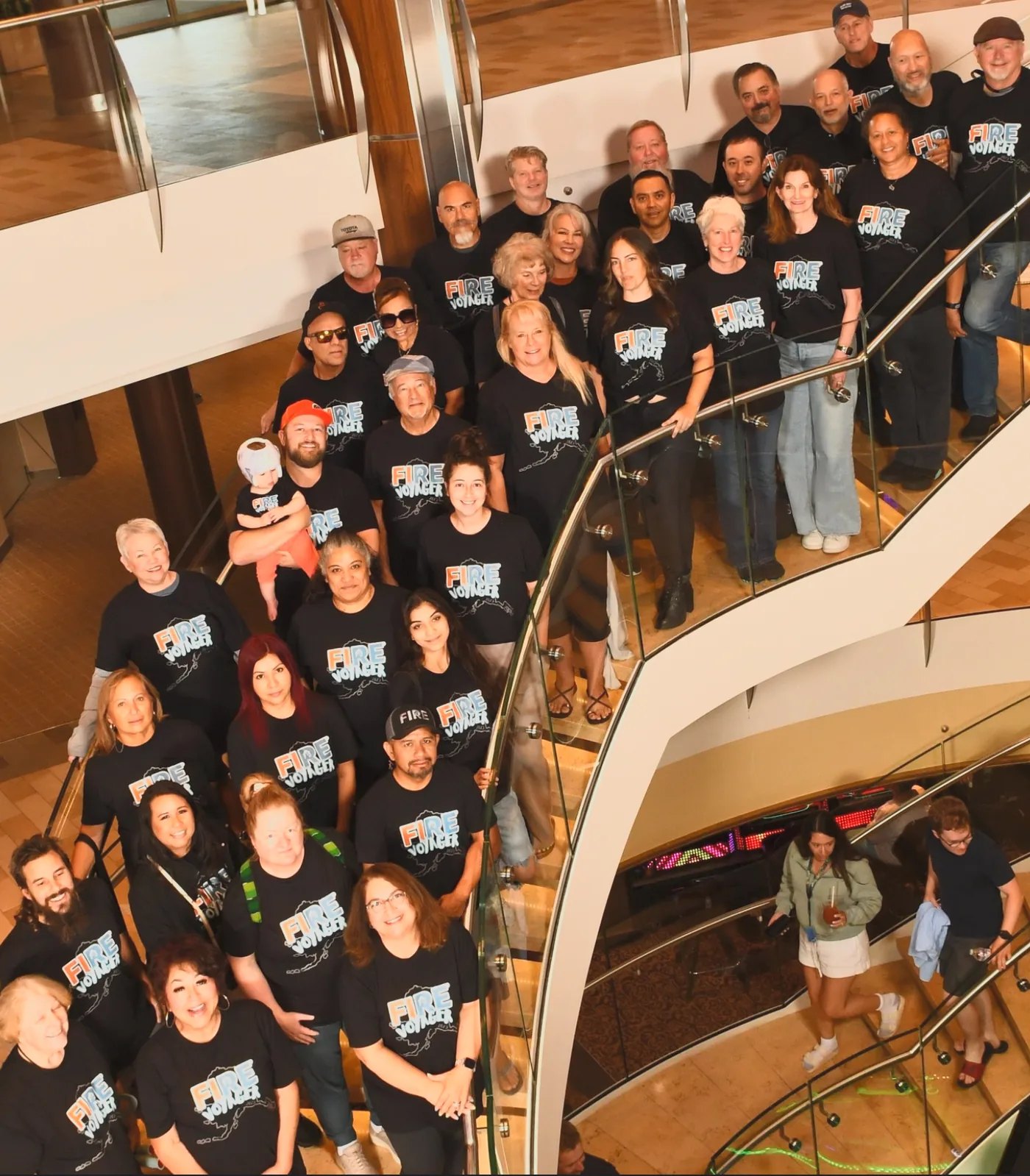 FIRE Center group photo from a previous cruise