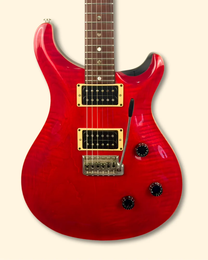 1990 PRS CE24- Transparent red front