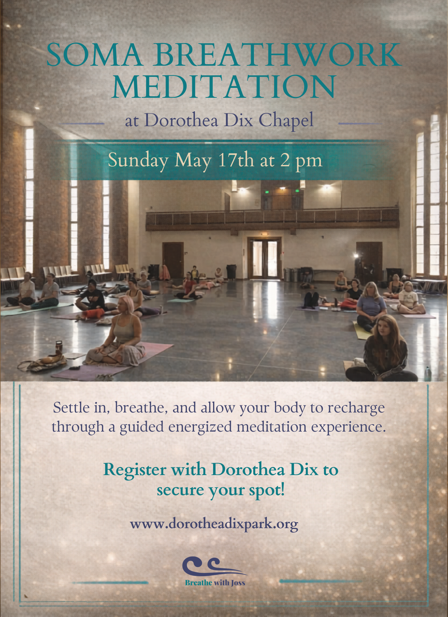 Dorthea Dix May 17 Breathwork Flyer