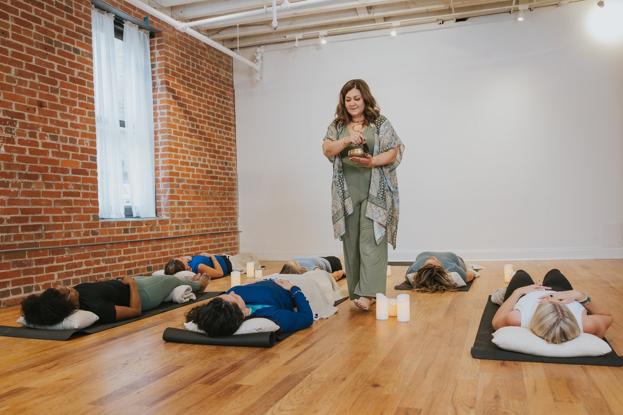 Community breathwork moment