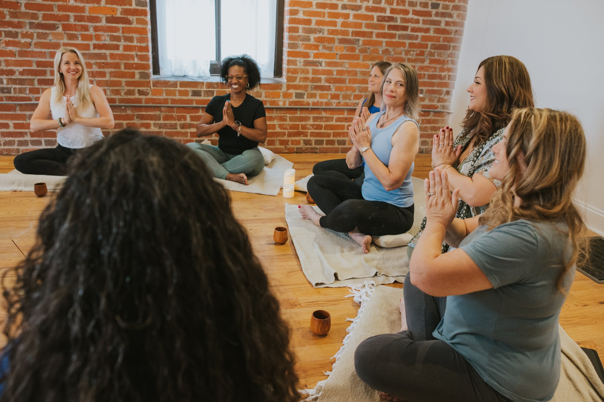Community breathwork moment