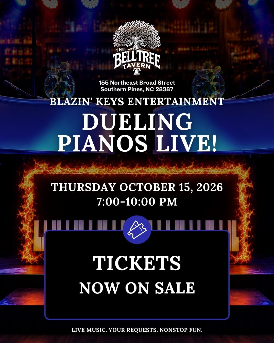 Dueling Pianos Live at The Bell Tree Tavern