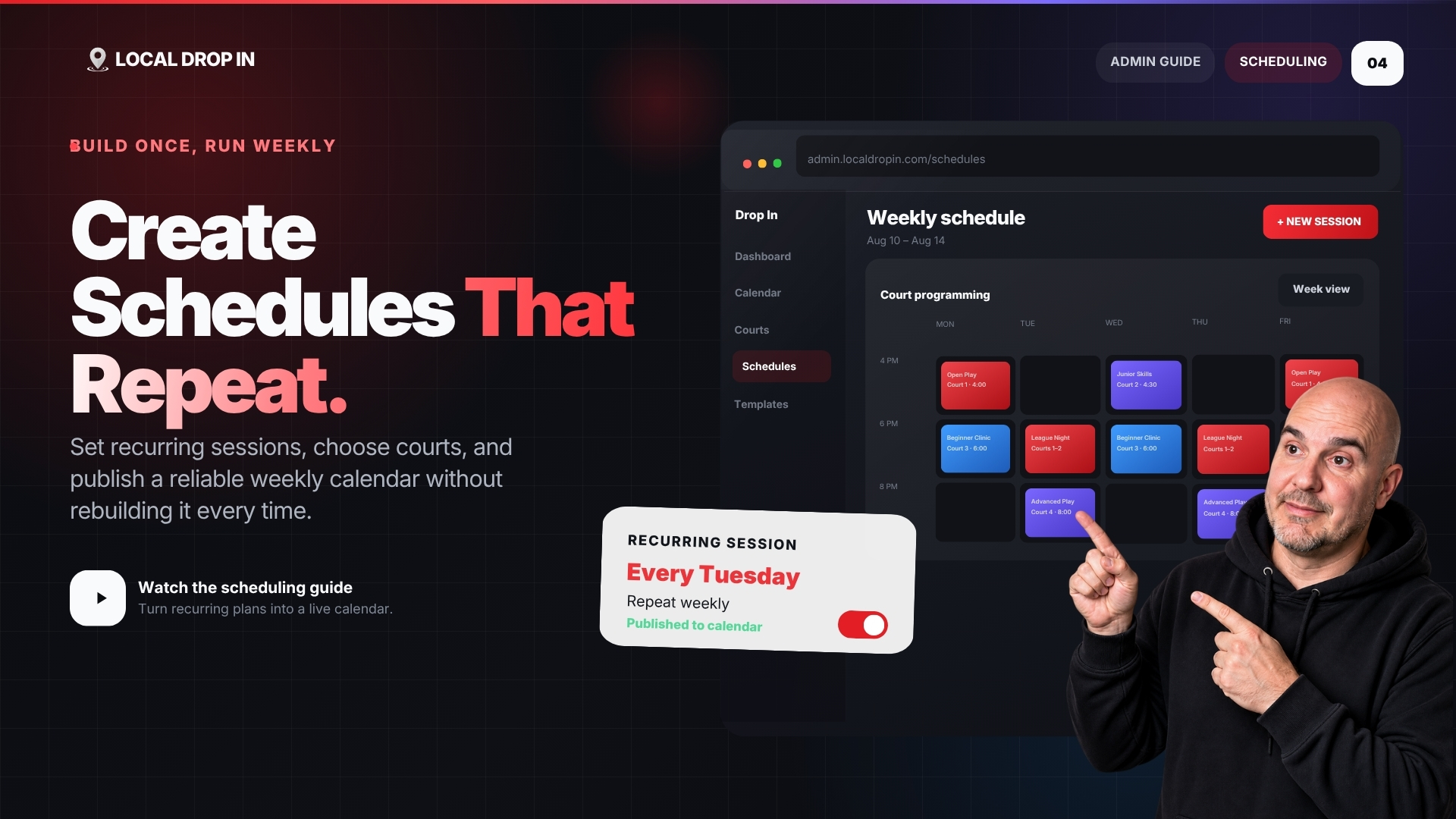 Create Schedules video preview
