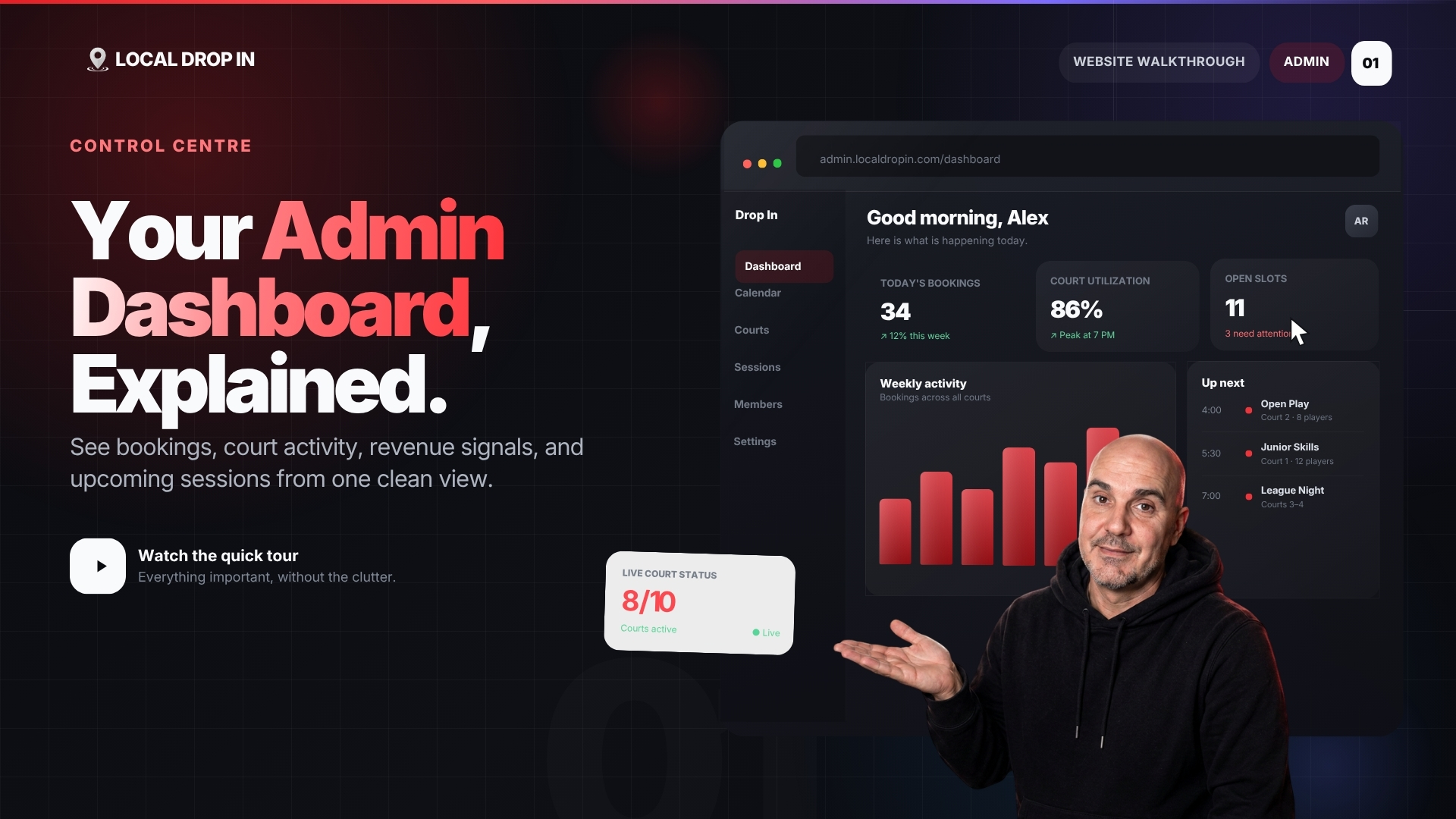 One dashboard for the whole operation video preview