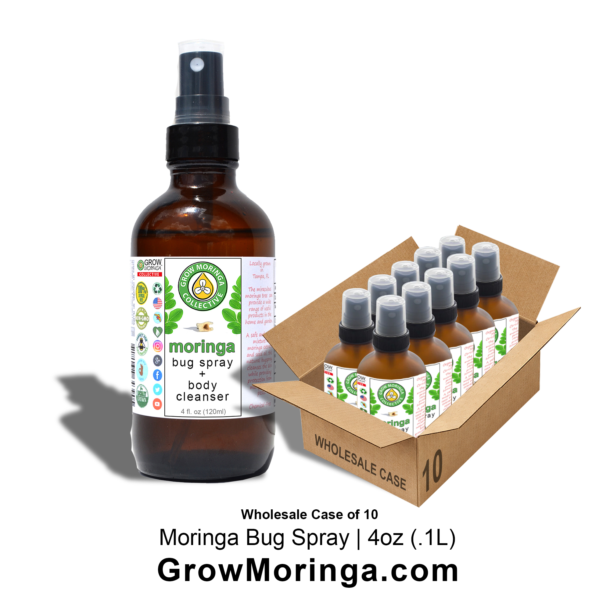 Moringa Bug Spray | Wholesale Case