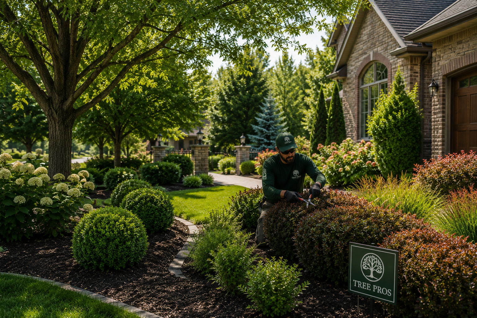 Professional shrub pruning and care in Denver