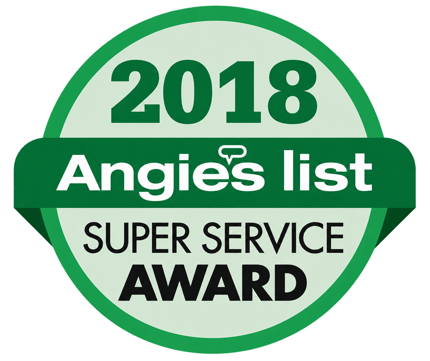Angie's List Super Service Award winner 2007 through 2018