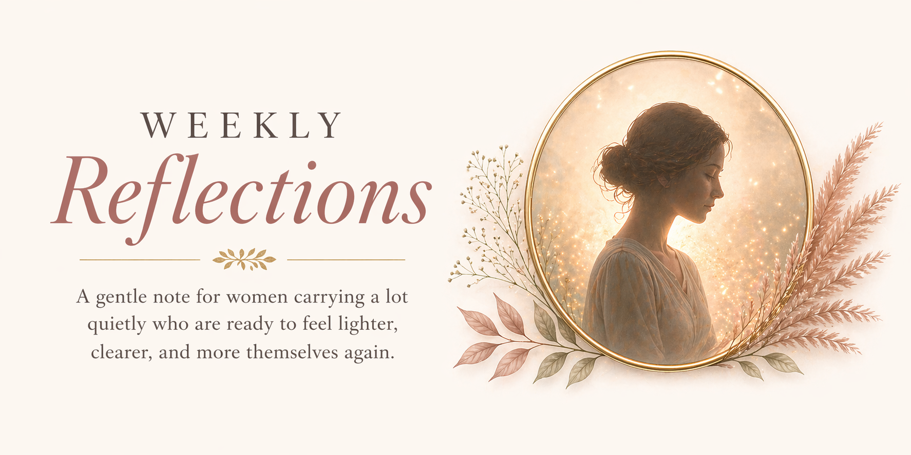 Weekly Reflections — A gentle note for women carrying a lot quietly