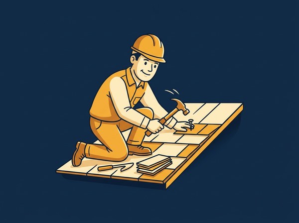 Roofing illustration