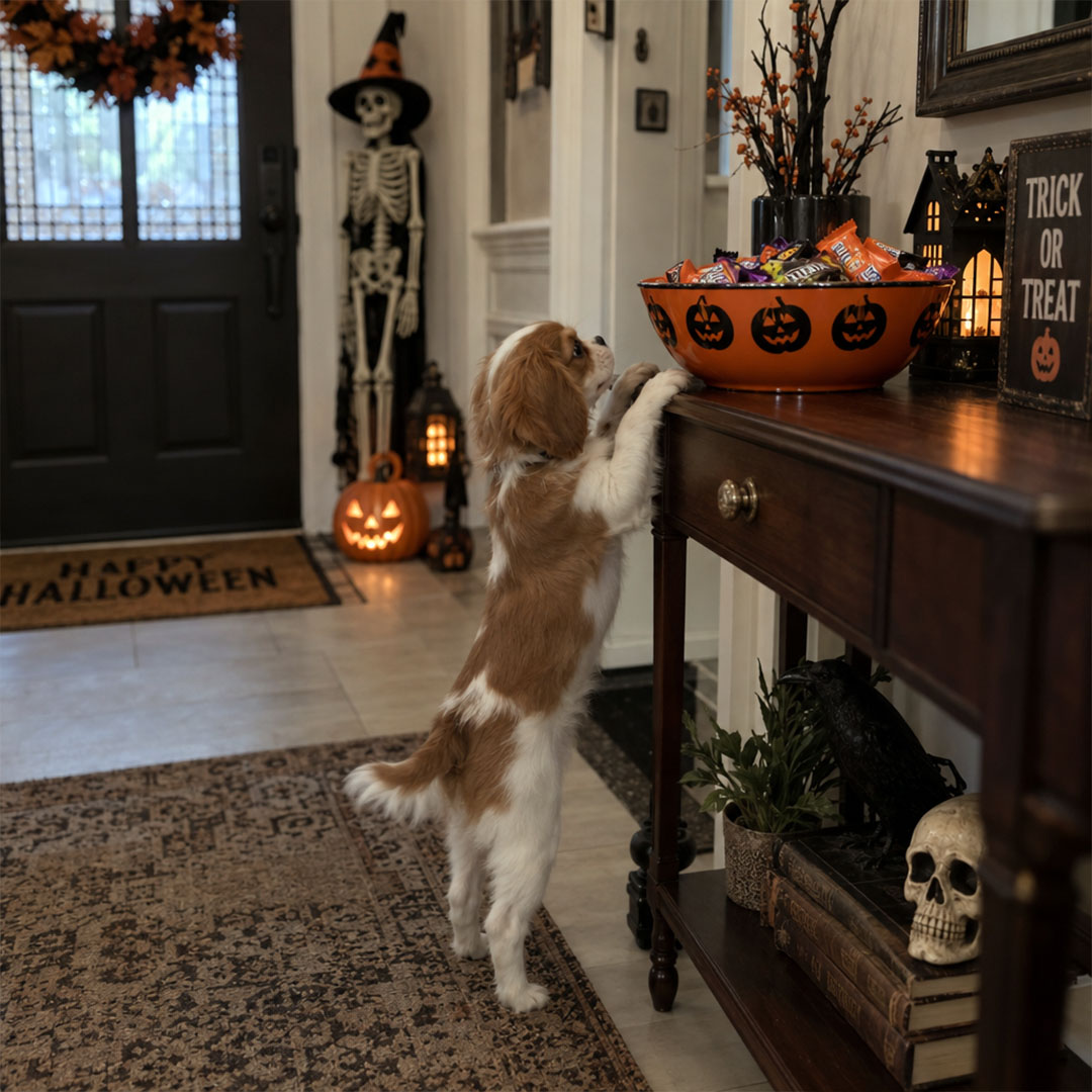 Sneaky pupper