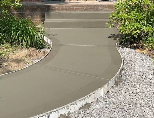 Concrete walkway construction for homes and properties in Hellertown, PA