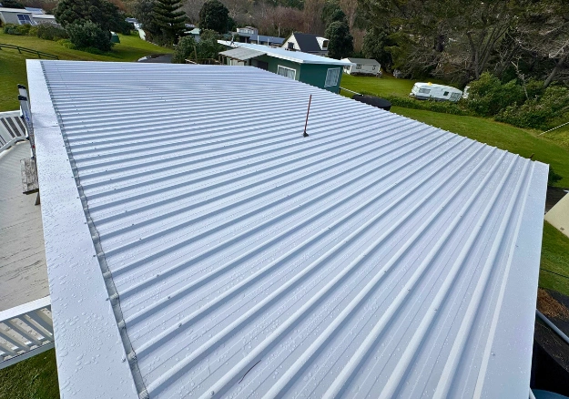 new metal roofing installed on a modern home in napier